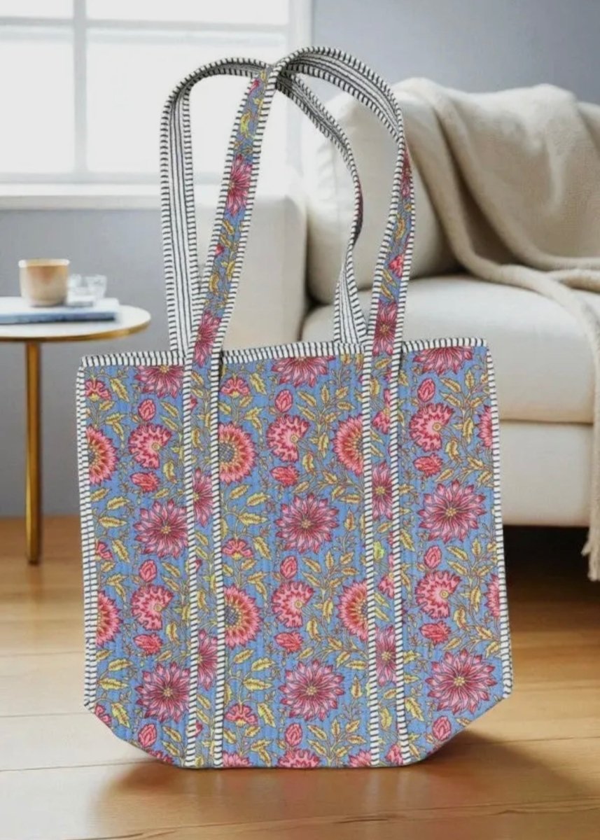 September Haze Floral Tote Bag - floral tote bag - Jimberly's Boutique - Olive Branch - Mississippi