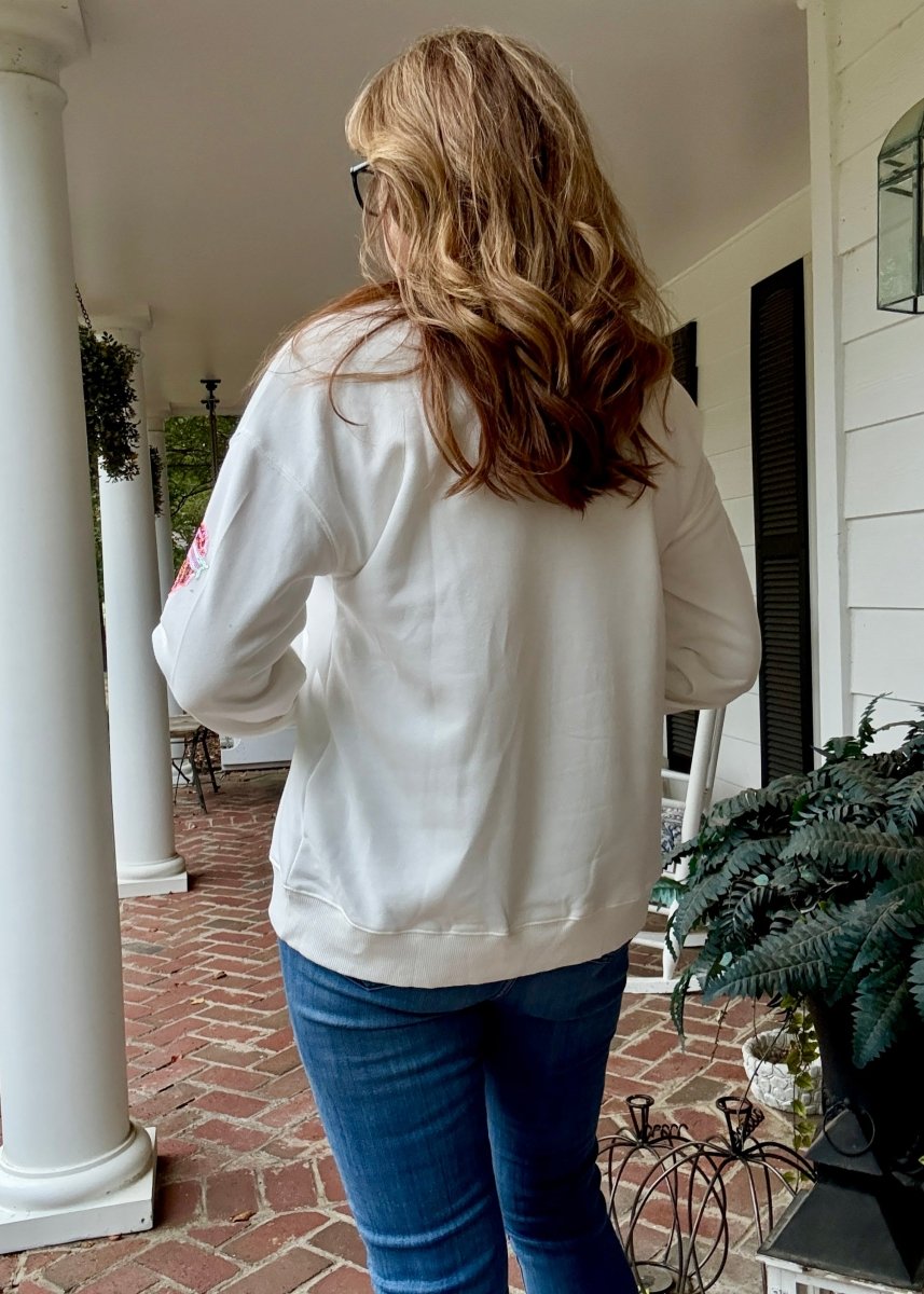 Sequin Bow Pumpkin Sweatshirt - Sweatshirt - Jimberly's Boutique - Olive Branch - Mississippi