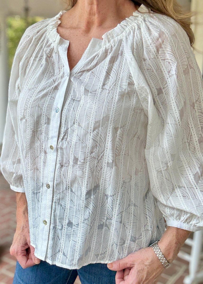 Simply Sarah Top - Off White - Umgee Top - Jimberly's Boutique - Olive Branch - Mississippi