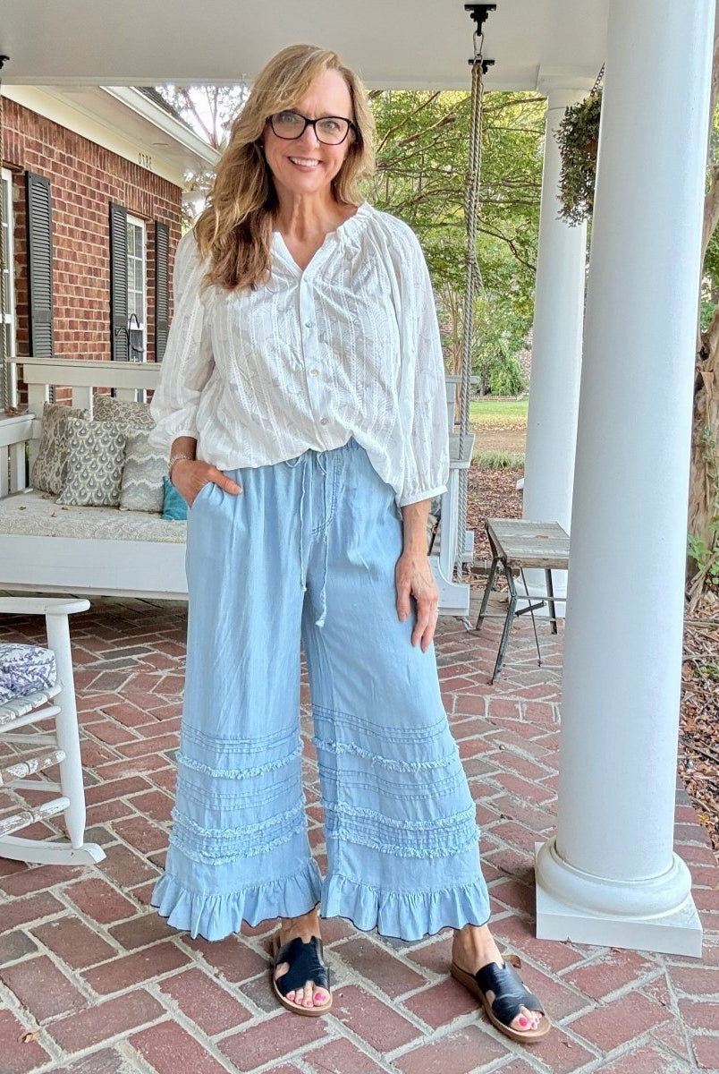 Simply Sarah Top - Off White - Umgee Top - Jimberly's Boutique - Olive Branch - Mississippi