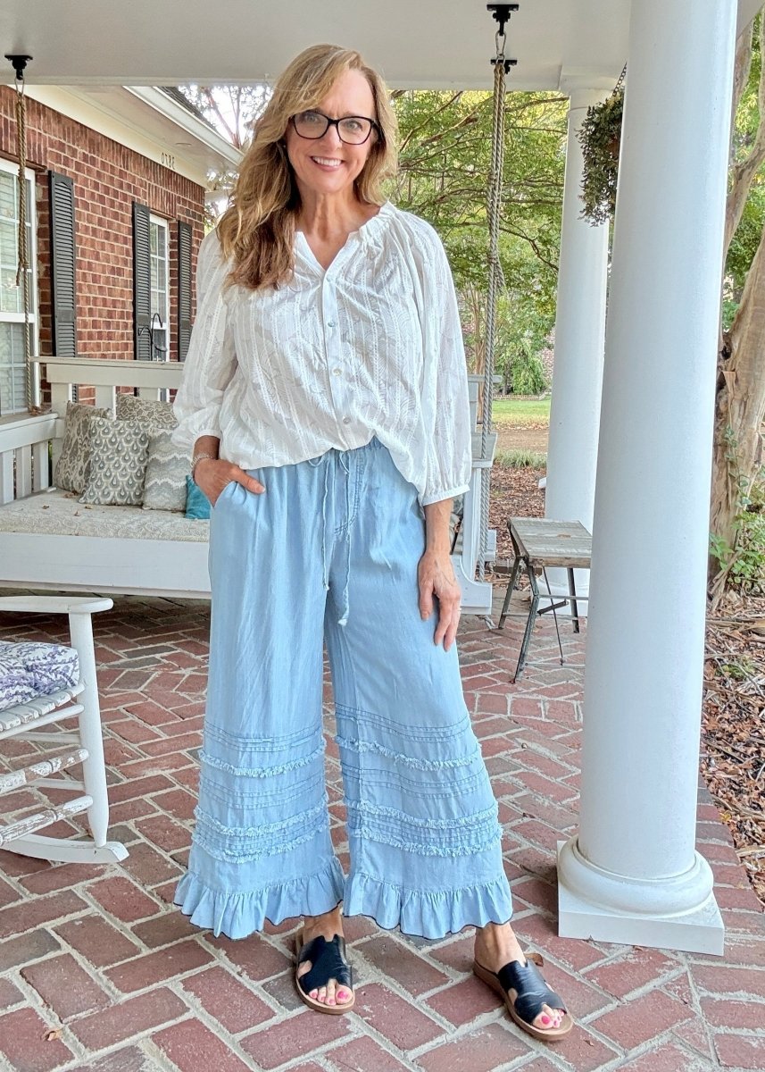 Simply Sarah Top - Off White - Umgee Top - Jimberly's Boutique - Olive Branch - Mississippi