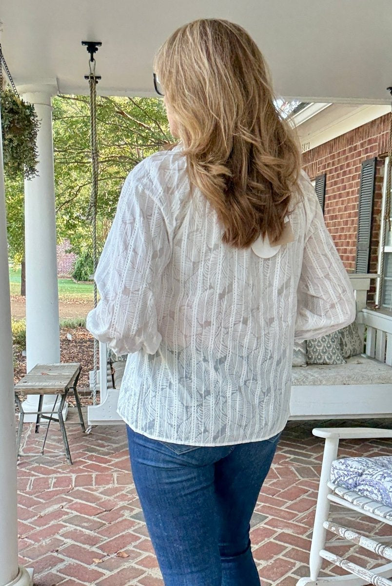 Simply Sarah Top - Off White - Umgee Top - Jimberly's Boutique - Olive Branch - Mississippi