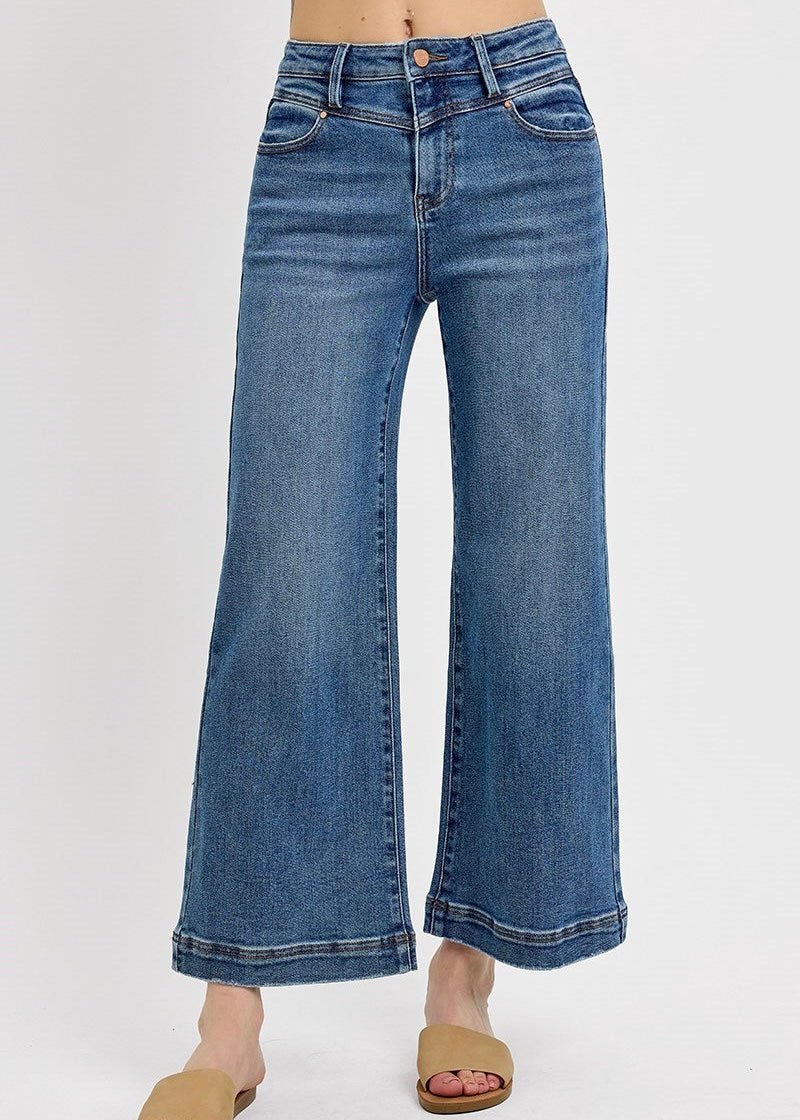 Simpson Front Yoke Crop Jeans | Risen - risen jeans - Jimberly's Boutique - Olive Branch - Mississippi