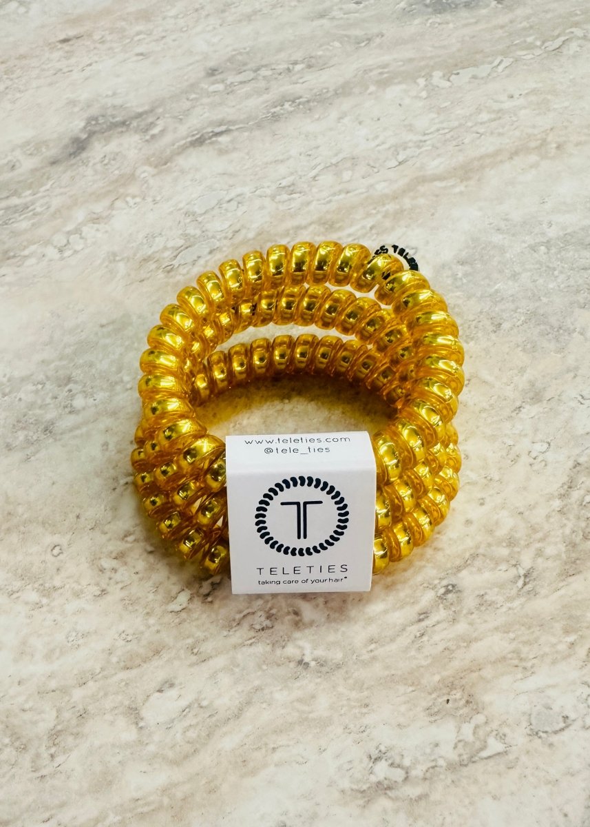 Small | Teleties | Hair Ties | Sunset Gold - Teleties Hair Ties - Jimberly's Boutique - Olive Branch - Mississippi