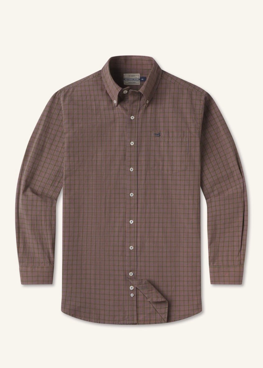 Southern Marsh | Abilene Washed Gingham Dress Shirt - Southern Marsh Dress Shirt - Jimberly's Boutique - Olive Branch - Mississippi