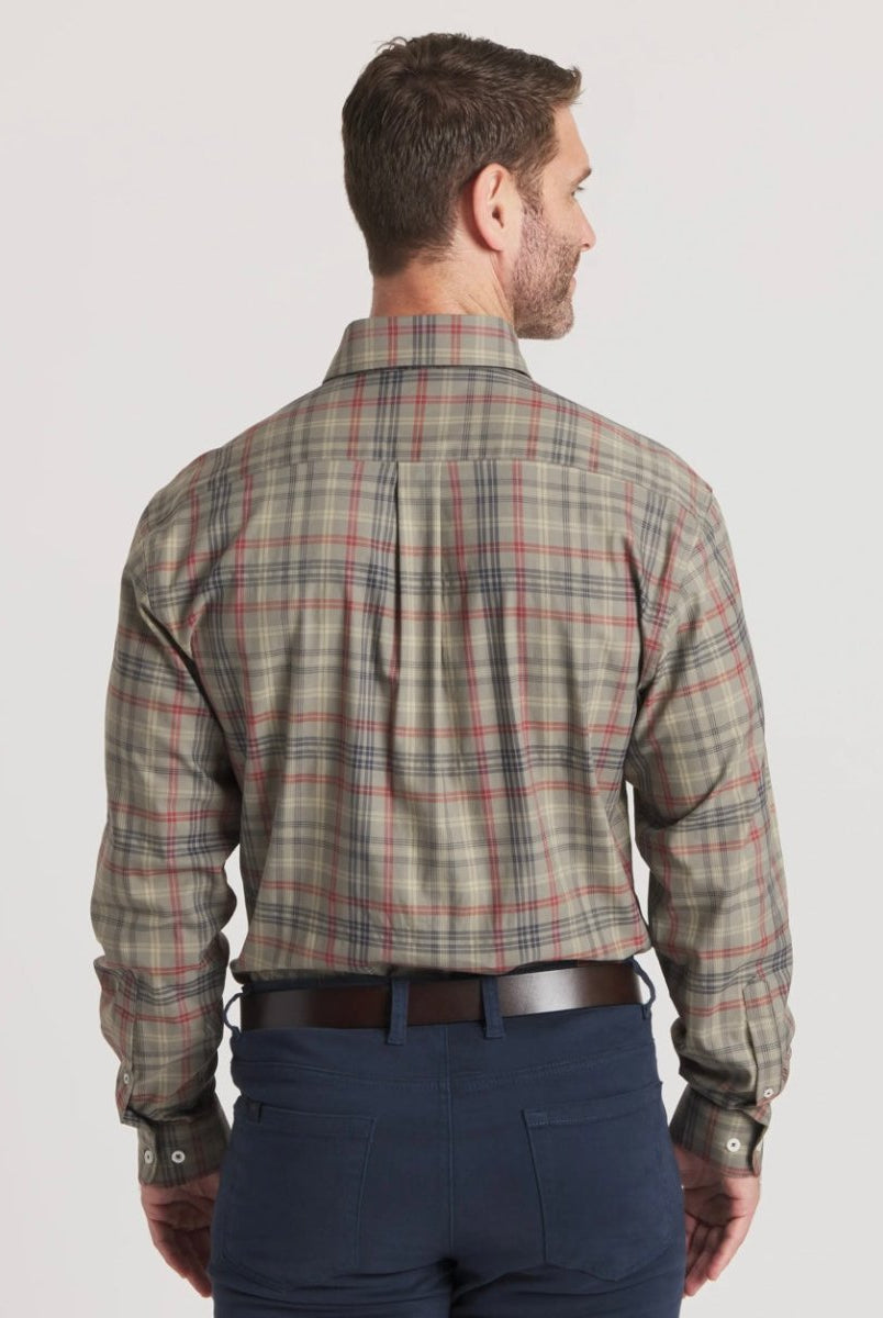 Southern Marsh | Barnstable Lines Performance Dress Shirt - Southern Marsh Dress Shirt - Jimberly's Boutique - Olive Branch - Mississippi
