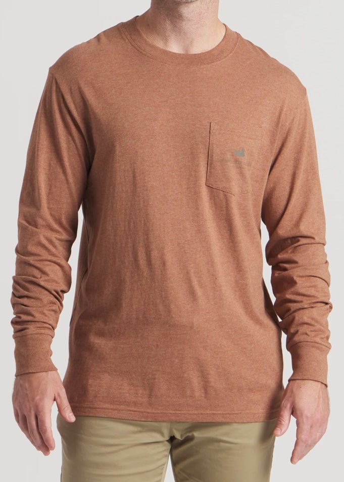 Southern Marsh Inflight Camo Tee - Washed Walnut - Southern Marsh Long Sleeve Tee - Jimberly's Boutique - Olive Branch - Mississippi