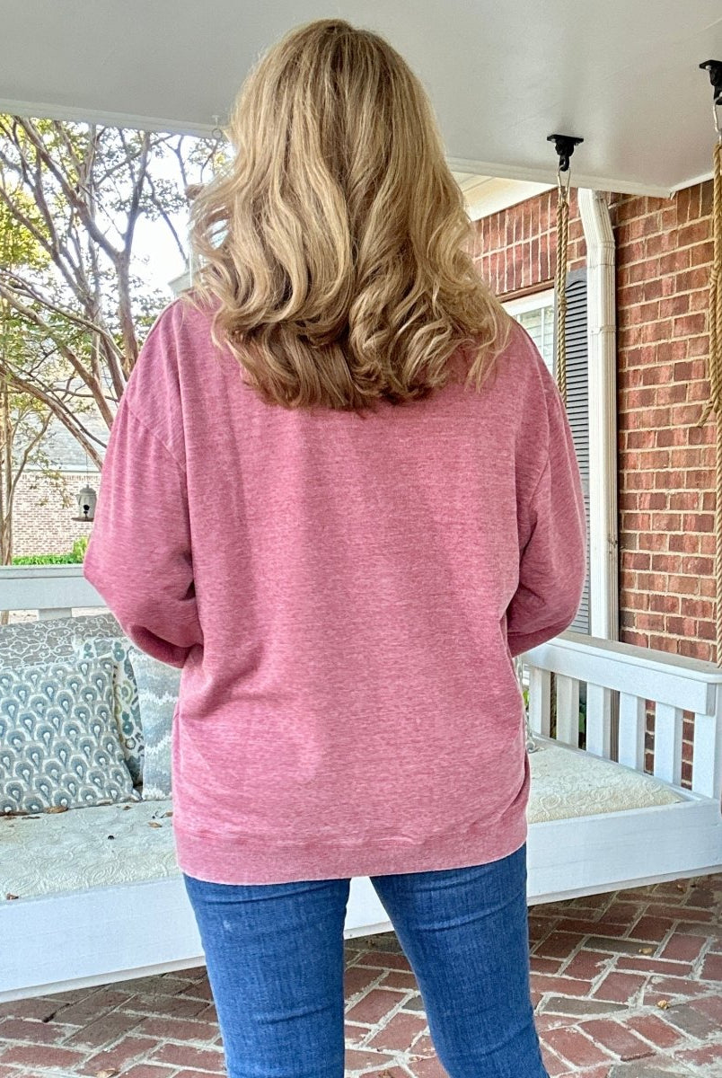 Southern Marsh | Seawash | Gameday | Sweatshirt | Maroon - Southern Marsh Sweatshirt - Jimberly's Boutique - Olive Branch - Mississippi