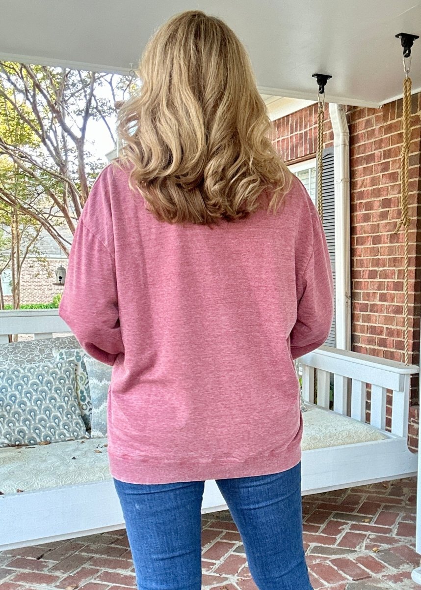 Southern Marsh | Seawash | Gameday | Sweatshirt | Maroon - Southern Marsh Sweatshirt - Jimberly's Boutique - Olive Branch - Mississippi