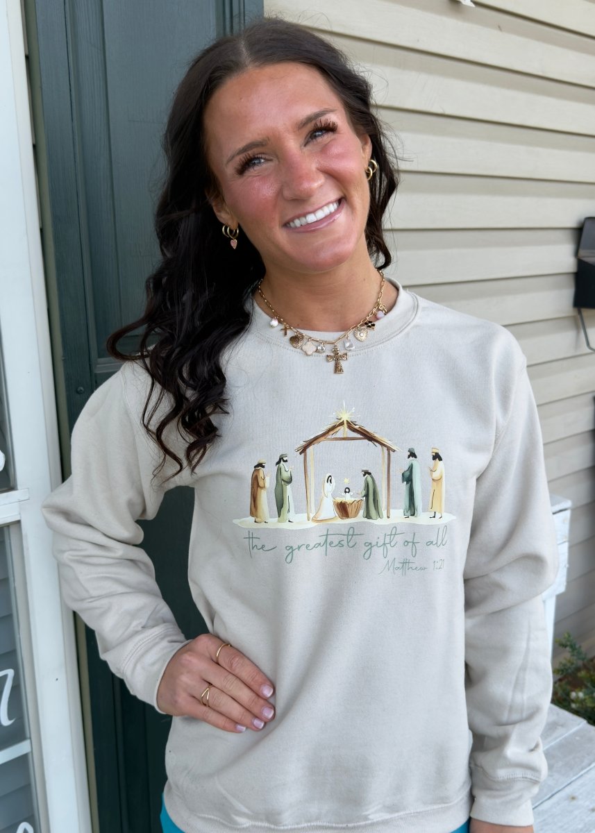 Special Greatest Gift Of All Sweatshirt - sweatshirt - Jimberly's Boutique - Olive Branch - Mississippi