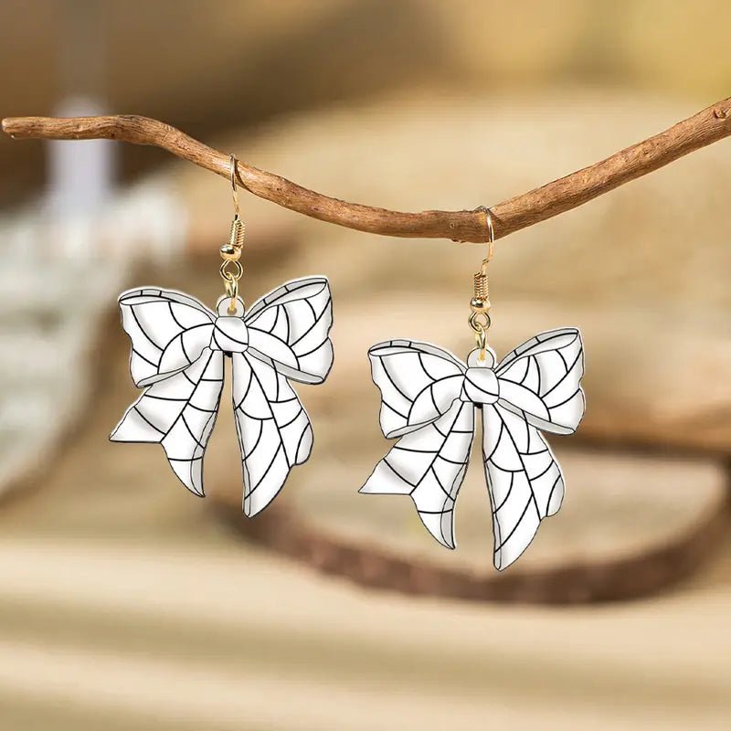 Sports Bow Earrings - Earrings - Jimberly's Boutique - Olive Branch - Mississippi