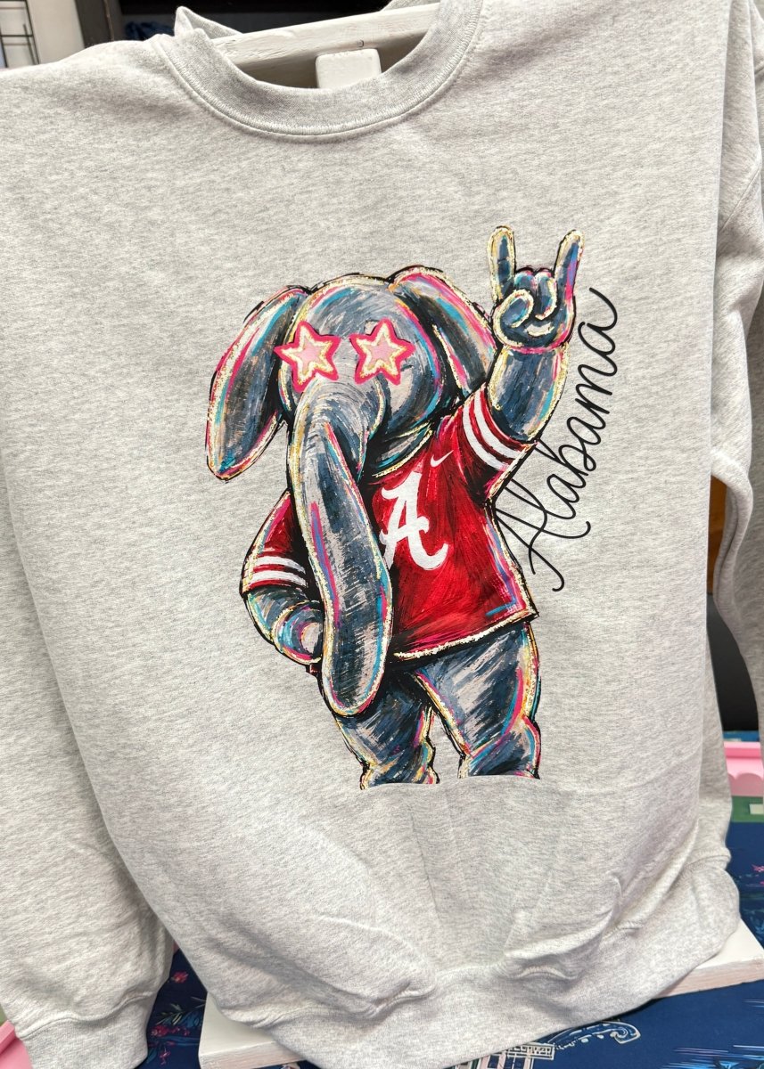 Starry Eyes Alabama Sweatshirt - Graphic Sweatshirt -Jimberly's Boutique-Olive Branch-Mississippi