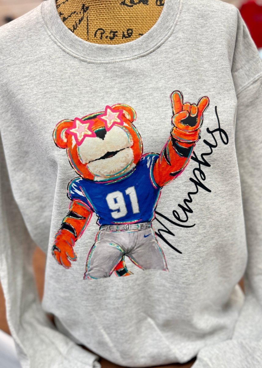 Starry Eyes Memphis Sweatshirt - Graphic Sweatshirt -Jimberly's Boutique-Olive Branch-Mississippi