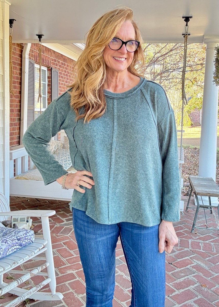 Sweet Dreams Sweater - Ash Jade - Casual Sweater - Jimberly's Boutique - Olive Branch - Mississippi