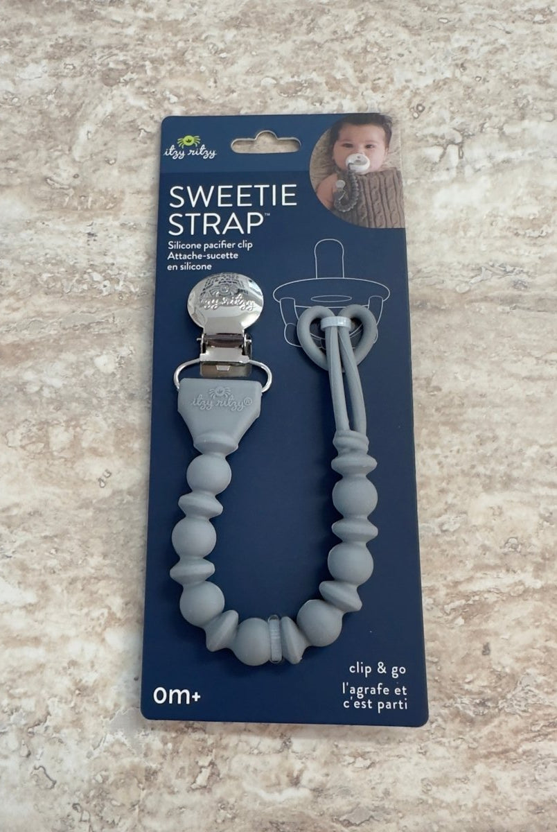 Sweetie Strap™ Silicone One - Piece Pacifier Clips - Pacifier Clip - Jimberly's Boutique - Olive Branch - Mississippi