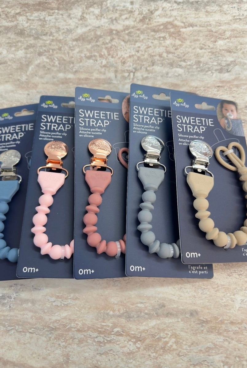 Sweetie Strap™ Silicone One - Piece Pacifier Clips - Pacifier Clip - Jimberly's Boutique - Olive Branch - Mississippi