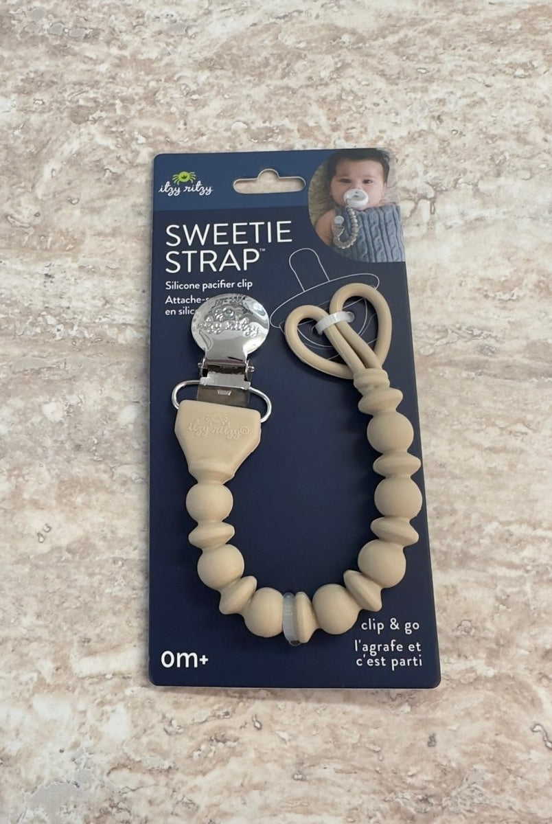 Sweetie Strap™ Silicone One - Piece Pacifier Clips - Pacifier Clip - Jimberly's Boutique - Olive Branch - Mississippi