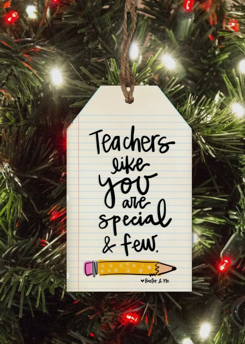Teachers Like You Tag Ornament - ornament - Jimberly's Boutique - Olive Branch - Mississippi
