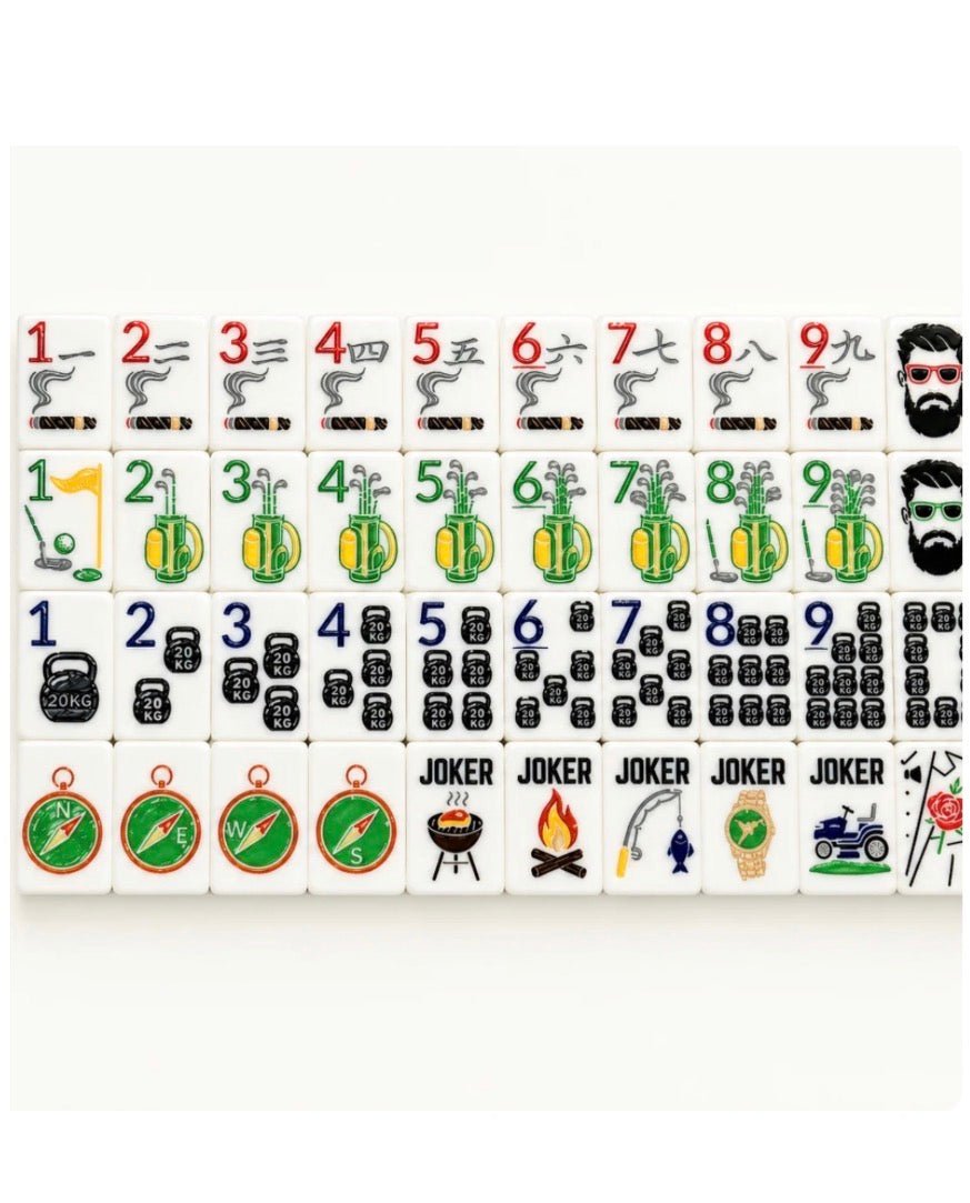 The Manly Line Mahjong Tiles | A Beautiful Line - Jimberly's Boutique-Olive Branch-Mississippi