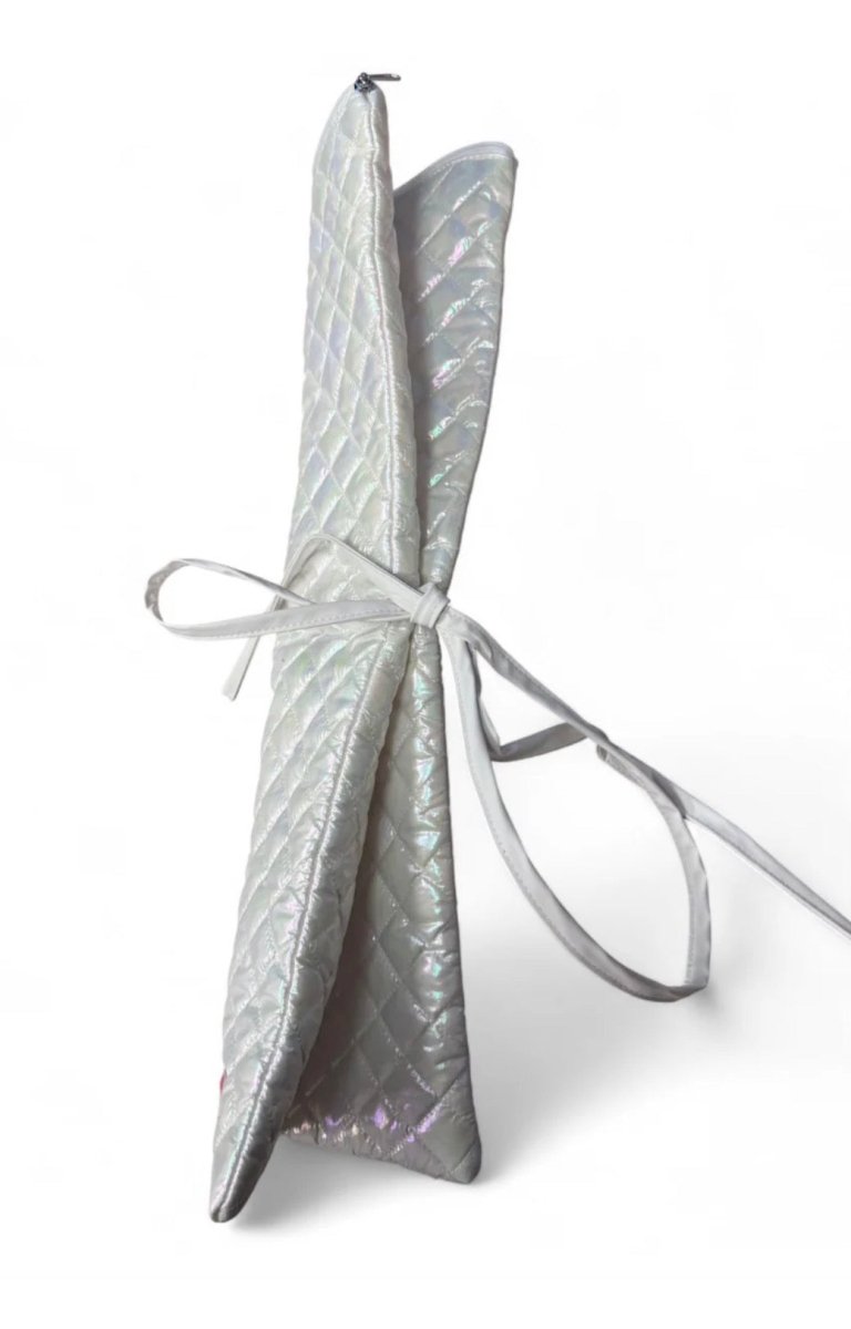 The Quilted Rack Bag - Iridescent White | Bespoke - Mahjong rack bag -Jimberly's Boutique-Olive Branch-Mississippi