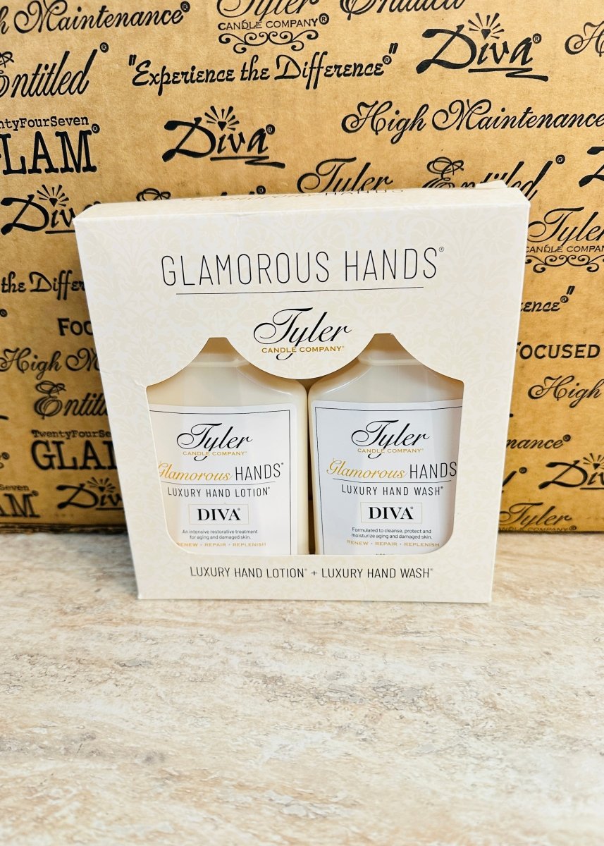 Tyler Glamorous Hands Gift Set - Tyler Candle Company Glamorous Hand Wash - Jimberly's Boutique - Olive Branch - Mississippi