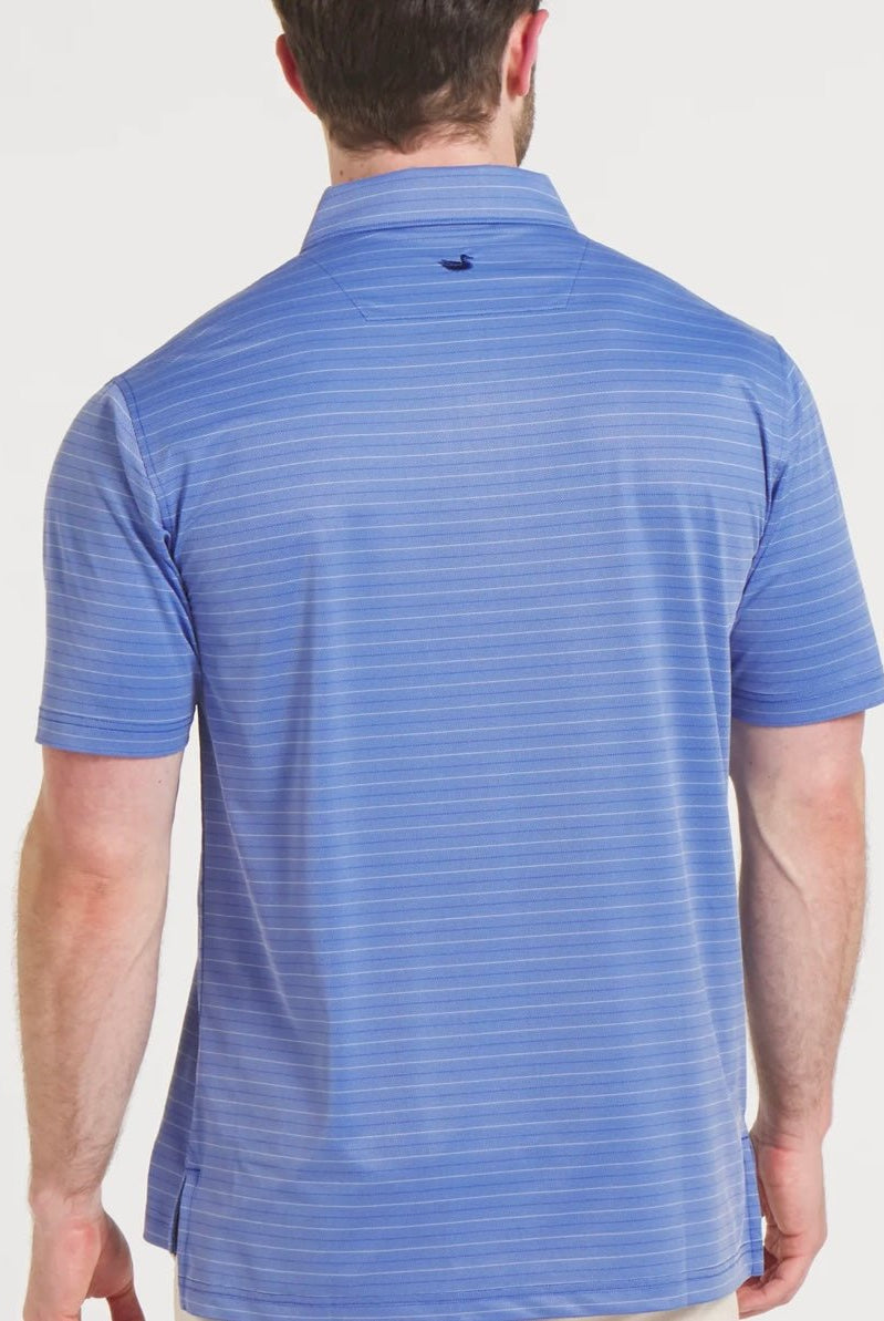 Tyner Twill Polo - Blue/White | Southern Marsh - Southern Marsh Polo - Jimberly's Boutique - Olive Branch - Mississippi