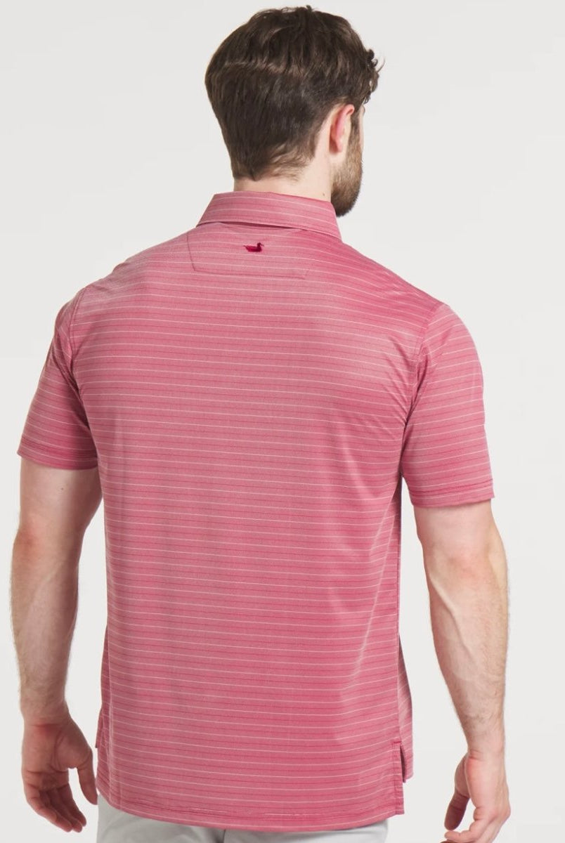 Tyner Twill Polo - Crimson/White | Southern Marsh - Southern Marsh Polo - Jimberly's Boutique - Olive Branch - Mississippi