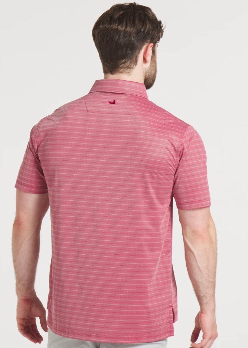 Tyner Twill Polo - Crimson/White | Southern Marsh - Southern Marsh Polo - Jimberly's Boutique - Olive Branch - Mississippi