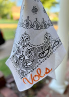White Vols Embroidered Bandana - accessories - Jimberly's Boutique - Olive Branch - Mississippi