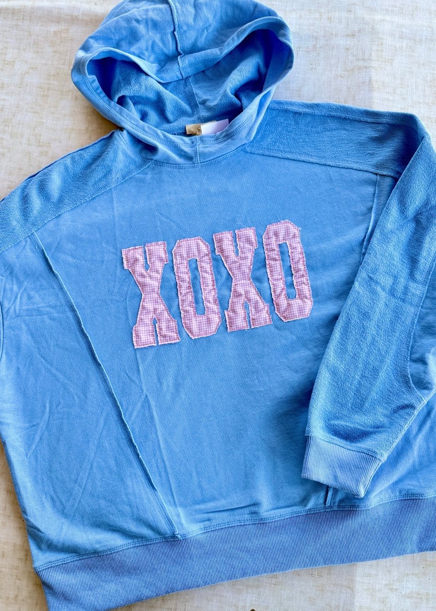 XOXO Pullover - Blue | Easel - Jimberly's Boutique - Olive Branch - Mississippi