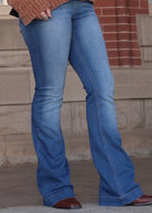 Cello Denim Flare Jeans - Medium Wash - 30" Inseam (Curvy Too) - jeans -Jimberly's Boutique-Olive Branch-Mississippi
