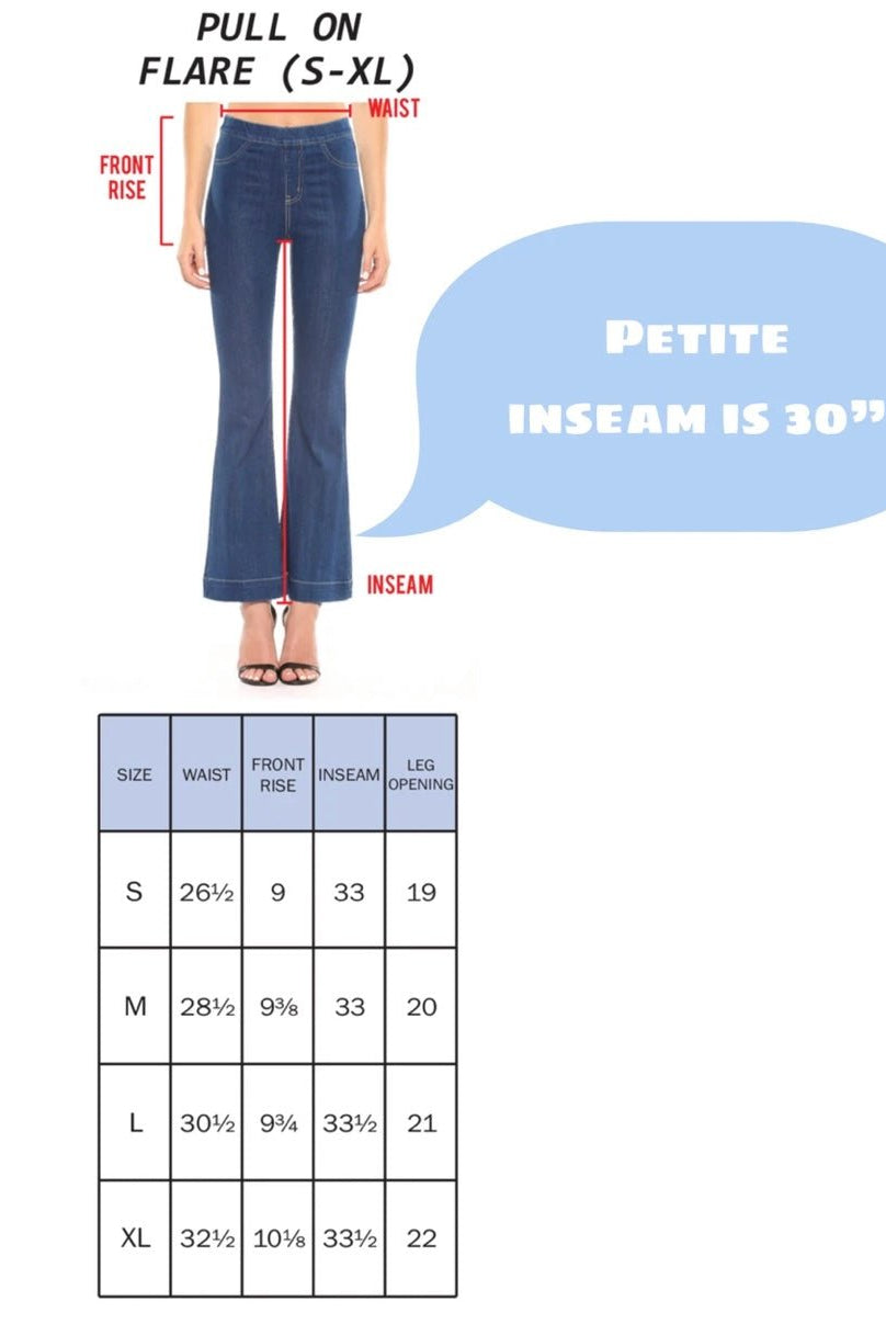 Cello Denim Flare Jeans - Medium Wash - 30" Inseam (Curvy Too) - jeans -Jimberly's Boutique-Olive Branch-Mississippi