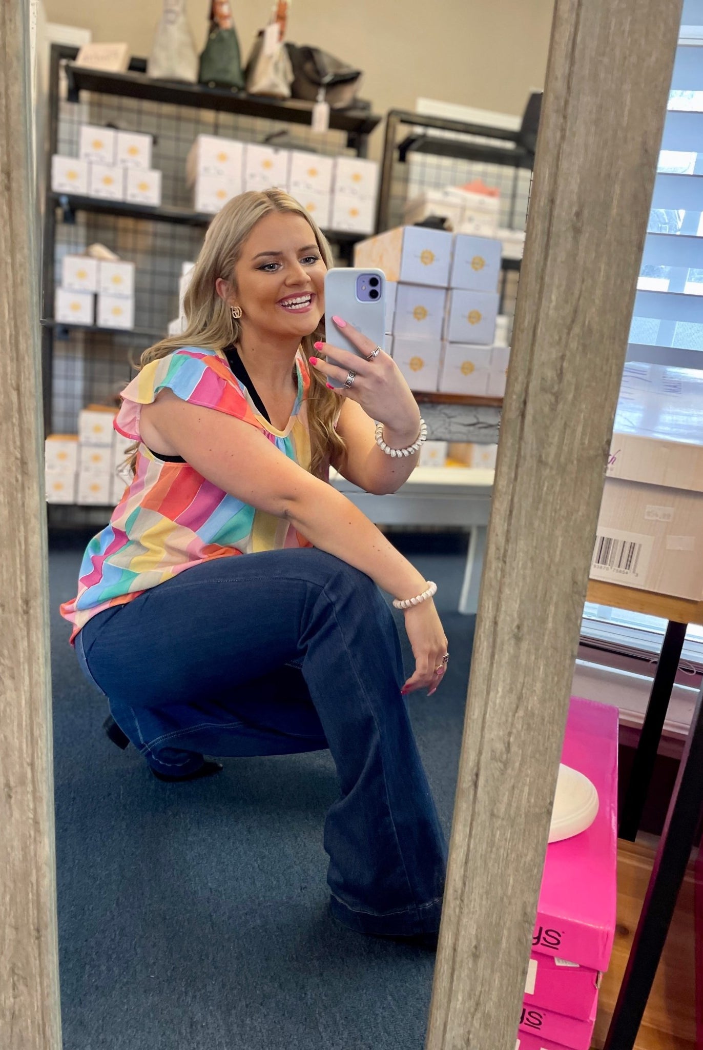 Cello Denim Flare Jeans - Medium Wash - 30" Inseam (Curvy Too) - jeans -Jimberly's Boutique-Olive Branch-Mississippi