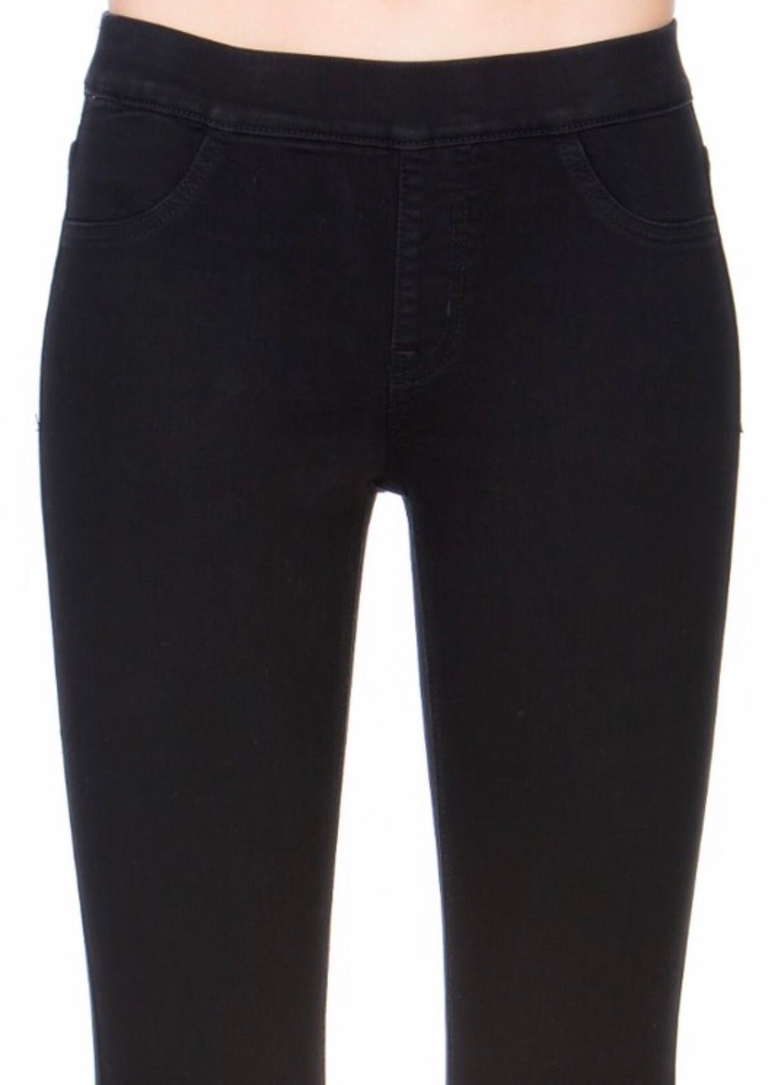 Cello Pull On Flare Jeans - Black - jeans -Jimberly's Boutique-Olive Branch-Mississippi