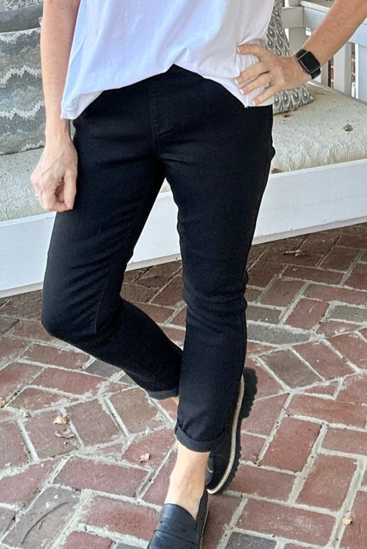 Cello Pull On Skinny Jeans - Black - jeans -Jimberly's Boutique-Olive Branch-Mississippi
