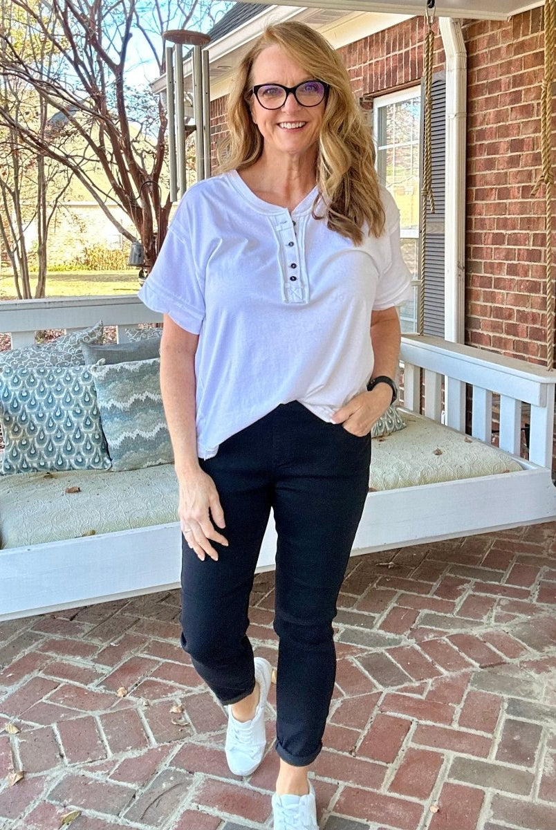 Cello Pull On Skinny Jeans - Black - jeans -Jimberly's Boutique-Olive Branch-Mississippi