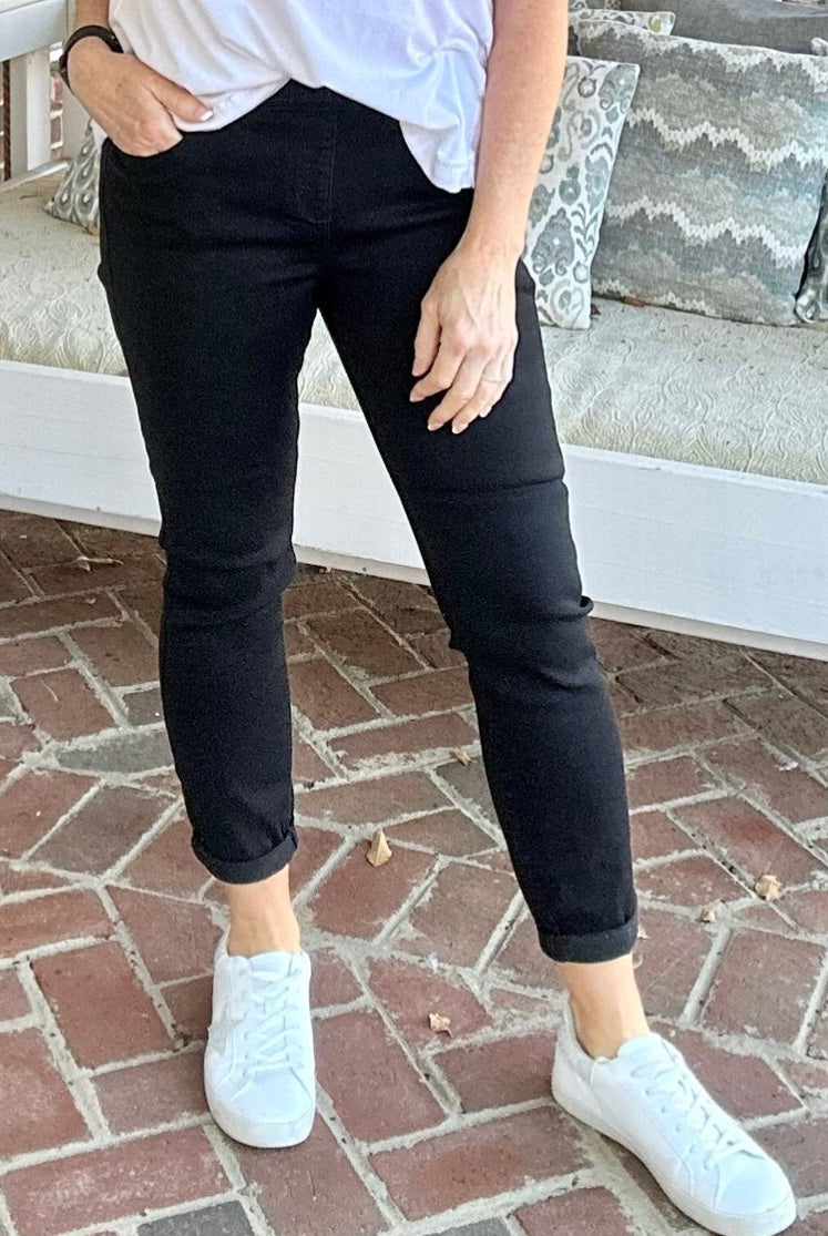 Cello Pull On Skinny Jeans - Black - jeans -Jimberly's Boutique-Olive Branch-Mississippi