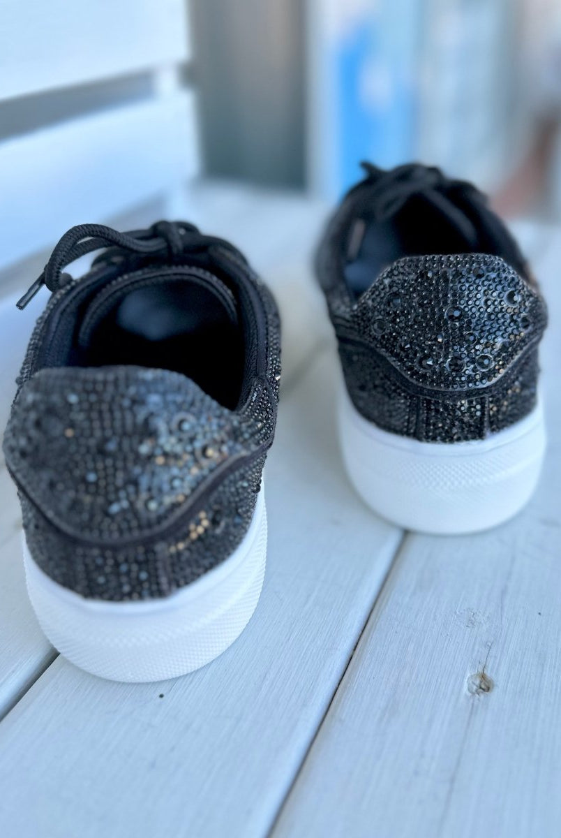 Corkys Bedazzle Sneakers - Black Rhinestone - Corky Sneakers -Jimberly's Boutique-Olive Branch-Mississippi