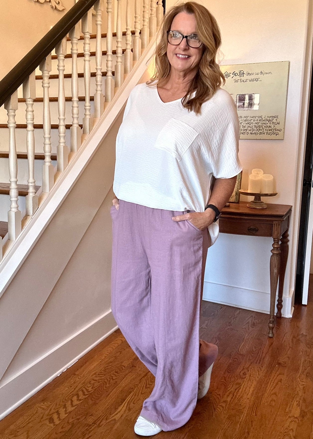 It Just Comes Natural V Neck Top - Ivory - -Jimberly's Boutique-Olive Branch-Mississippi