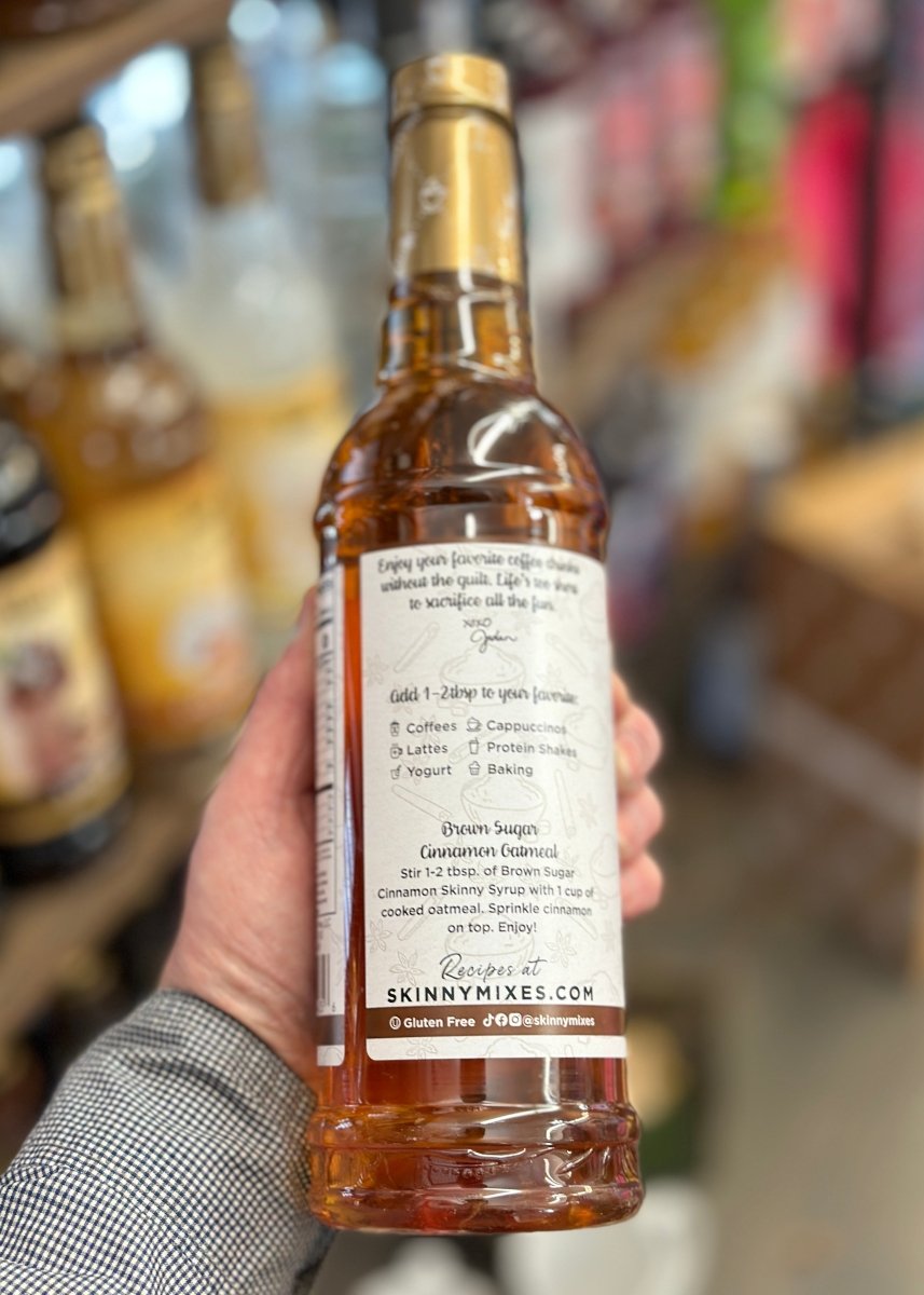 Jordan's Sugar Free Brown Sugar Cinnamon - Skinny Syrups - 25.4/750ml - Skinny Syrups -Jimberly's Boutique-Olive Branch-Mississippi