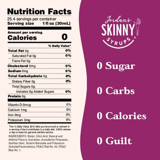 Jordan's Sugar Free Unicorn - Skinny Syrups - 25.4/750ml - Skinny Syrups -Jimberly's Boutique-Olive Branch-Mississippi