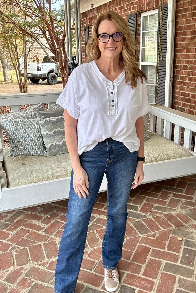 Judy Blue Jeans | Katie | High Waist | Hidden Button Fly - Judy Blue Jeans -Jimberly's Boutique-Olive Branch-Mississippi