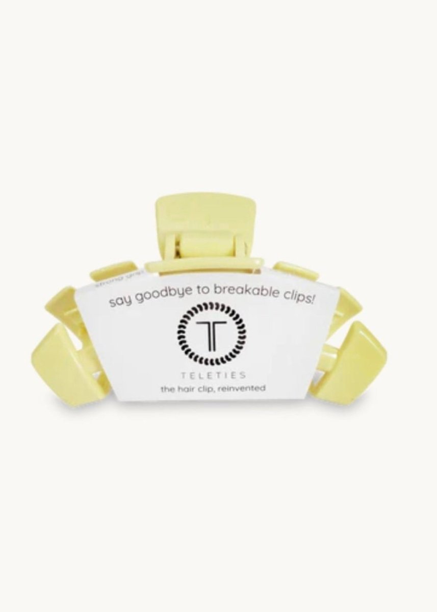 Medium Hair Clip | Classic | Buttercup | Teleties - Teletie Classic Hair Clip -Jimberly's Boutique-Olive Branch-Mississippi