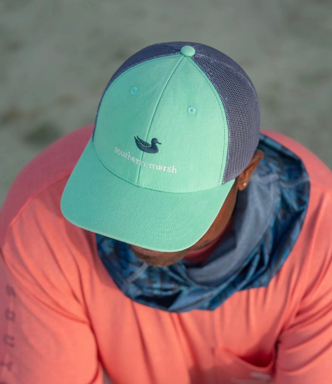 Southern Marsh Trucker Hat - Classic - Bimini Green - Ball Cap -Jimberly's Boutique-Olive Branch-Mississippi