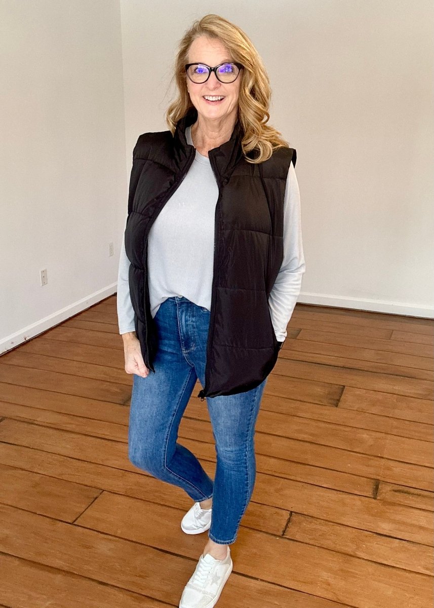 Take It Easy Top - Lt Grey - Casual Top -Jimberly's Boutique-Olive Branch-Mississippi