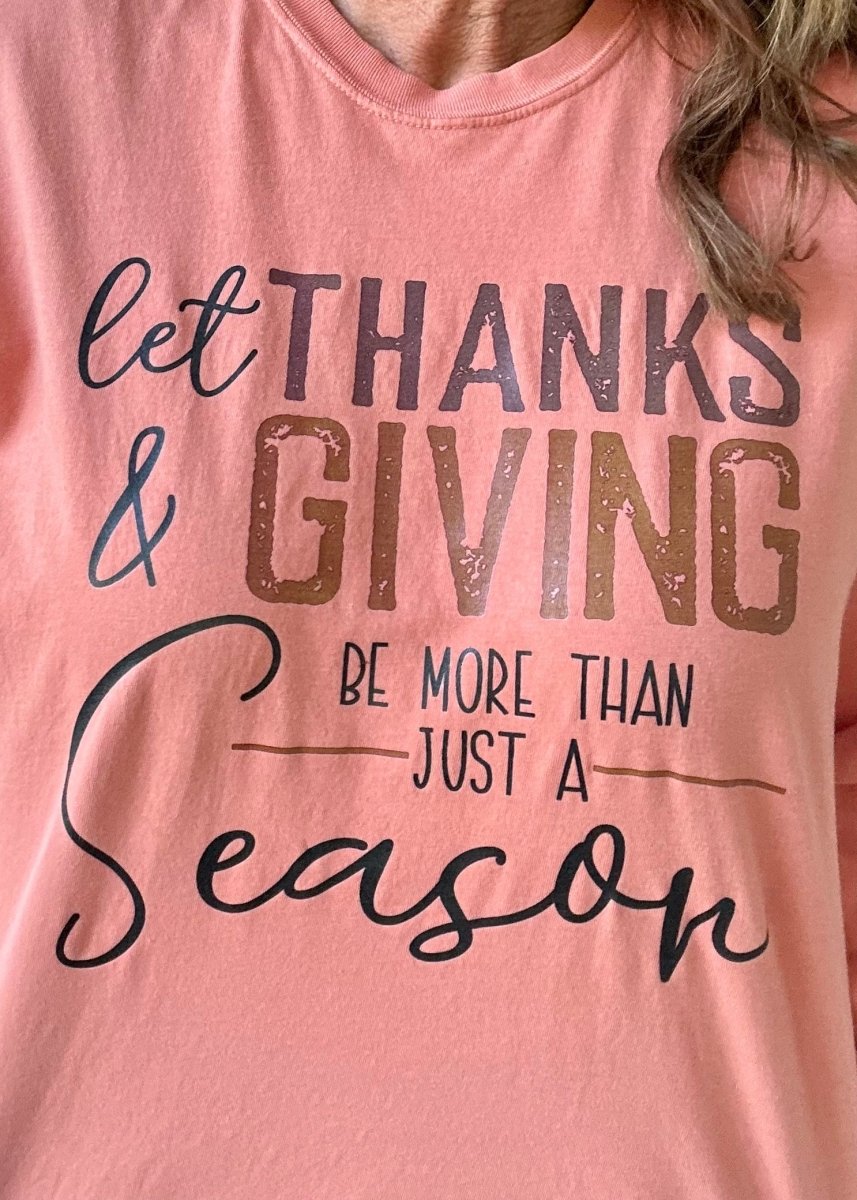 Thanksgiving | Long Sleeve | Comfort Colors - t shirt -Jimberly's Boutique-Olive Branch-Mississippi