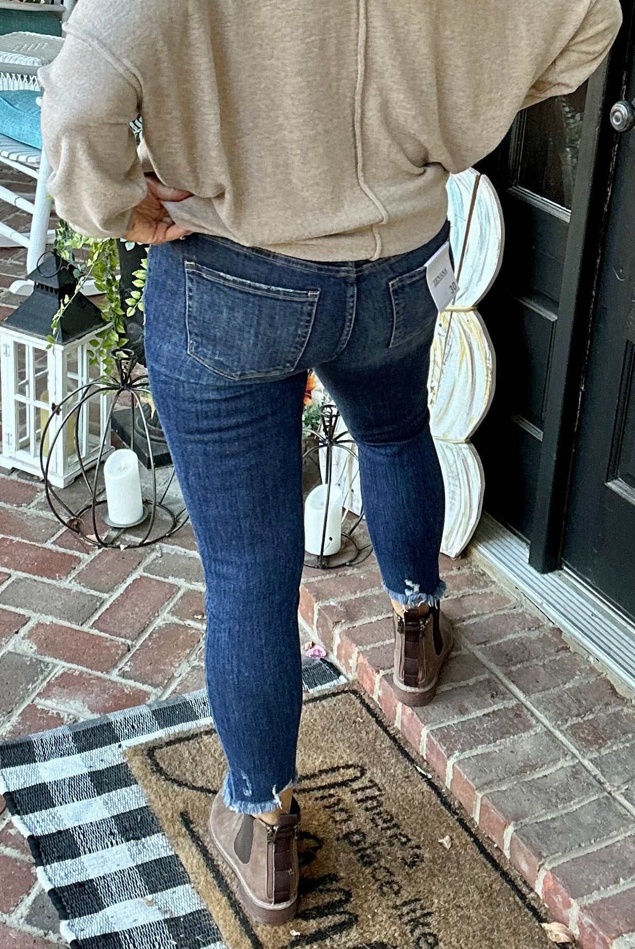 Zenana Naomi Button Fly Skinny Jeans - Skinny Jeans -Jimberly's Boutique-Olive Branch-Mississippi