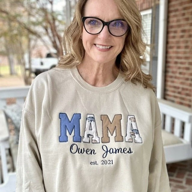 Custom MAMA Onesie Keepsake Sweatshirt! - Jimberly's Boutique