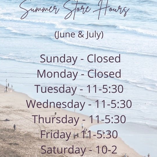 New Summer Hours! - Jimberly's Boutique