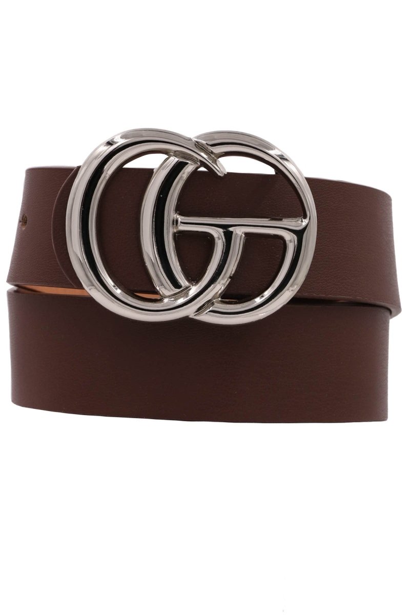 1.25" CG 40' Faux Leather Buckle Belt - belt - Jimberly's Boutique - Olive Branch - Mississippi